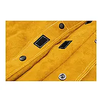 Зварювальна куртка з волової шкіри Stamos Welding L, вогнестійка, захист EN ISO 11611:2007, для MMA/MIG/TIG, з кишенями