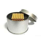 Магнітний конструктор Нео NeoCube Золотий, Магнітна іграшка неокуб, Неокуб магнітний конструктор, фото 5