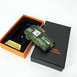 Запальничка імпульсна JL317 Explorer, Вітрозахисна запальничка, Запальничка юсб з гравіюванням, фото 3