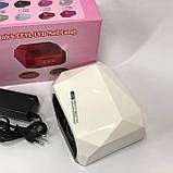 Сушарка для нігтів UV LAMP CCF+LED, Сушарка для нігтів, Портативна сушарка для нігтів. Колір: білий, фото 5