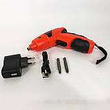 Шуруповерт викрутка Електрична PRO TUOYE з бітами та адаптером, електро шуруповерт, компактний легкий, фото 5