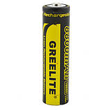 Акумулятор (1шт) 18650 Greelite 4.2V 9.6Wh Li-ion батарейка для ліхтарика, фото 4