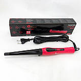 Конусна плойка для волосся DOMOTEC MS-4907, стайлер для завивки, стайлер для укладання, фото 3