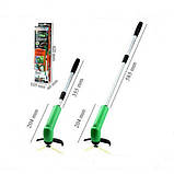 Газонокосарка для саду Zip Trim акумуляторна, Тример для трави та кущів для підстригання газону, фото 3