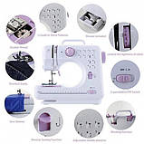 Швейна машинка електрична FHSM-505 побутова для шиття та домашнього використання з педаллю на 13 функцій, фото 5