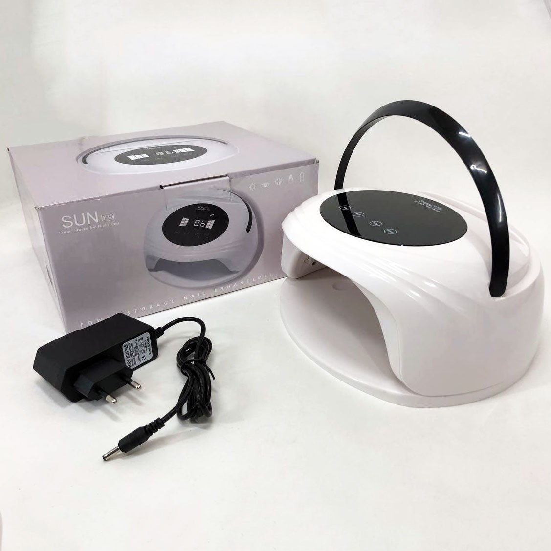 Лампа для нігтів LED+UV Lamp SUN Y30, Лампа потужна для сушіння гель-лаку, Світлодіодне світло для нігтів, фото 1