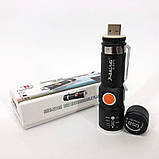 Ліхтар ручний акумуляторний тактичний X-Balog BL-616-T6 із зарядкою від павербанків із USB, фото 2