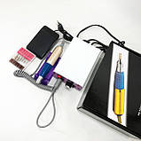 Фрезер для манікюру з педаллю для ноги DM4, потужний манікюрний фрезер, фрезер з насадками для манікюру, фото 5