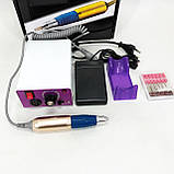 Фрезер для манікюру з педаллю для ноги DM4, потужний манікюрний фрезер, фрезер з насадками для манікюру, фото 6