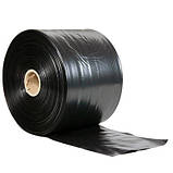 Рукав для розсади 100х500 метрів 40 мкм чорний, поліетиленовий рукав для саджанців і розсади, плівка 40 мкм, фото 8