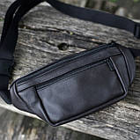 Чоловіча сумка на груди, Сумка для міста, Бананка унісекс, Містка бананка, Бананка через плече, фото 2