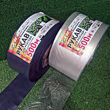 Рукав для розсади 100х500 метрів 40 мкм чорний, поліетиленовий рукав для саджанців і розсади, плівка 40 мкм, фото 4