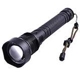 Потужний ліхтарик акумуляторний тактичний X-Balog BL-X92-P70 із зарядкою від USB, тактичний ліхтар, фото 4