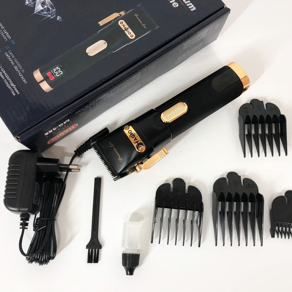 Машинка для стрижки Magio MG-588, Бритва тример для чоловіків, Машинка для стрижки голови, фото 1