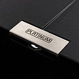 Гранітна мийка для кухні Platinum 6250 ZIRKONE матовий Чорний металік, фото 6