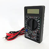 Цифровий мультиметр тестер Digital DT-830B, тестер для вимірювання напруги, якісний мультиметр, фото 3