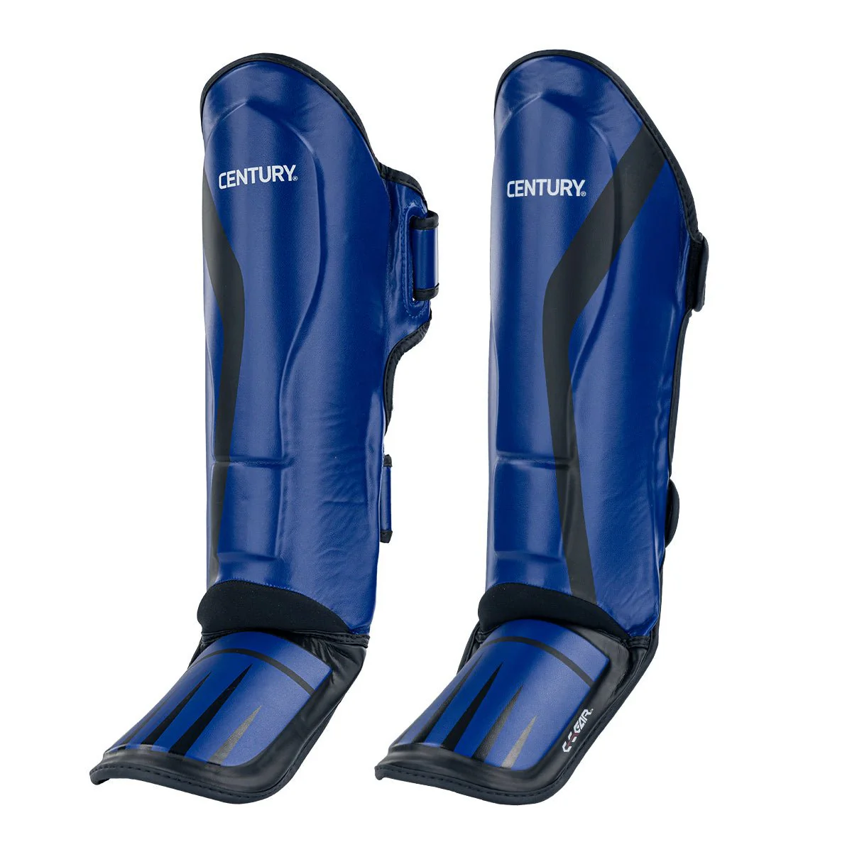 Захист гомілки та стопи для кікбоксингу Century Shin Guard C-GEAR Integrity WAKO (117731-610) Blue Youth, фото 1