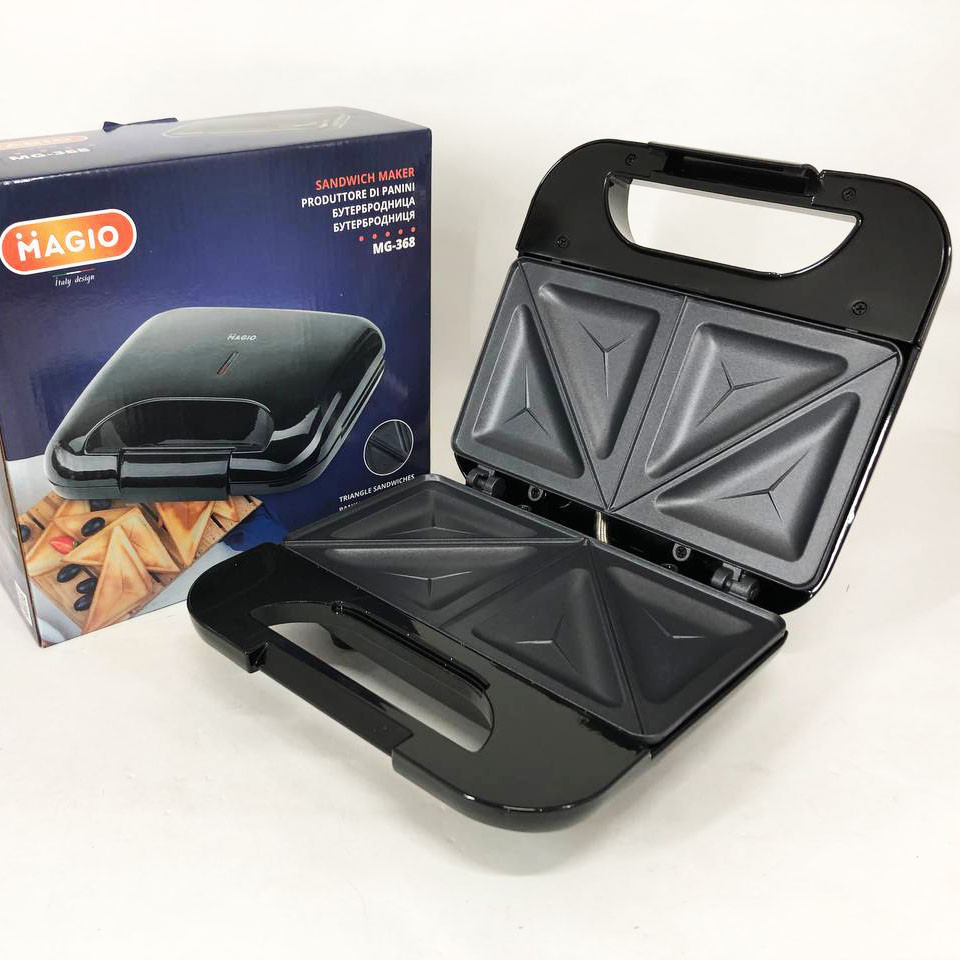 Бутербродниця Magio MG-368, електрична сендвічниця, бутербродниця електрична, фото 1