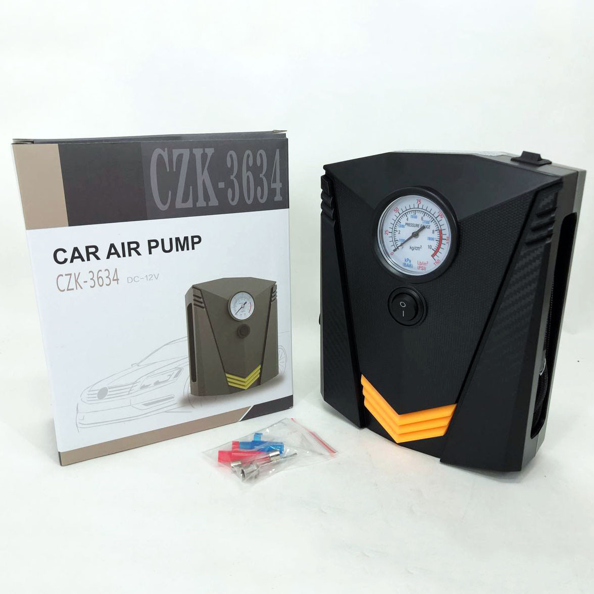 Портативний компресор для шин, Насос для підкачування шин, Портативні автокомпресори, фото 1