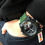 Годинник наручний чоловічий SKMEI 2065AG, водонепроникний чоловічий годинник, чоловічий спортивний, фото 2