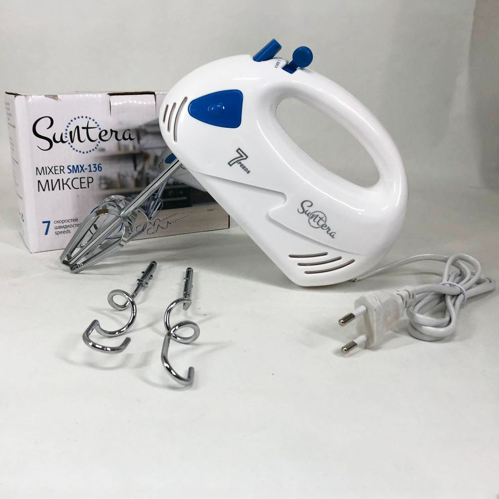 Міксер/Блендер Suntera SMX-136 300 Вт, Хороший міксер, Кращий ручний міксер, Ручний міксер для кухні, фото 1