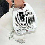 Тепловентилятор кімнатний Sea Breeze SB-039 2000 Вт, підлоговий обігрівач, портативний тепловентилятор, фото 3