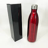 Термос UNIQUE UN-1024 1 л, Якісний термос для дому, Термос для напоїв. Колір: червоний, фото 2