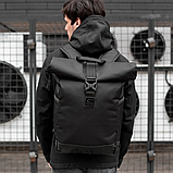 Рюкзак Roll Top чоловічий-жіночий для ноутбука міський рол топ, великий рюкзак для подорожей, фото 4