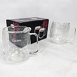 Набір чашок із подвійними стінками Con Brio CB-8825-2 250мл 2шт, чашки для кави, набір чашок для чаю, фото 2