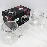 Набір чашок із подвійними стінками Con Brio CB-8825-2 250мл 2шт, чашки для кави, набір чашок для чаю, фото 7