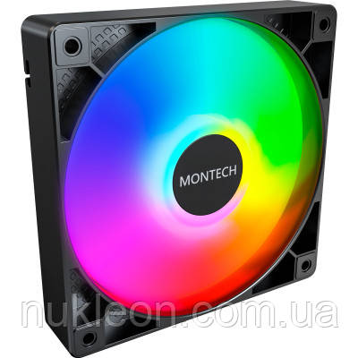 Популярний! Кулер до корпусу MONTECH GF120 PWM BLACK - Краща якість тільки на Nukleon.com.ua