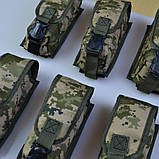 Підсумок на 2 магазини подвійний із кордури піксель MOLLE тактичний, фото 6