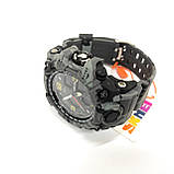 Годинник наручний чоловічий SKMEI 1155BCMGY, армійський годинник протиударний. Колір: сірий камуфляж, фото 5