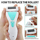 Епілятор Gemei GM-7006 4в1 - Професійний бездротовий епілятор бритва з насадками триммер + пемза, фото 3