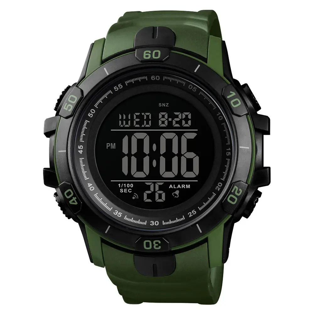 Годинник наручний чоловічий SKMEI 1475AG ARMY GREEN, брендовий чоловічий годинник, годинник для чоловіка.