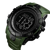 Годинник наручний чоловічий SKMEI 1475AG ARMY GREEN, брендовий чоловічий годинник, годинник для чоловіка., фото 5