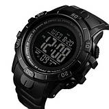 Годинник наручний чоловічий SKMEI 1475BK BLACK, військовий тактичний годинник. Колір: чорний, фото 6