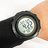 Годинник наручний чоловічий SKMEI 1508BKWT BLACK, годинник наручний електронний тактичний. Колір: чорний, фото 4