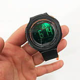 Годинники наручні чоловічі SKMEI 1841BK BLACK, для військовослужбовців, тактичні протиударні. Колір: чорний, фото 3