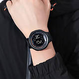 Годинники наручні чоловічі SKMEI 1841BK BLACK, для військовослужбовців, тактичні протиударні. Колір: чорний, фото 5