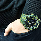 Годинник наручний чоловічий SKMEI 1965CMGN CAMO GREEN, військовий чоловічий наручний годинник зелений. Колір:, фото 7