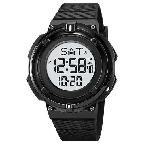 Годинник наручний чоловічий SKMEI 2010BKWT BLACK-WHITE, годинник армійський скмей, годинник спортивний. Колір: