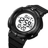 Годинник наручний чоловічий SKMEI 2010BKWT BLACK-WHITE, годинник армійський скмей, годинник спортивний. Колір:, фото 6