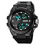 Годинник наручний чоловічий SKMEI 2031BK BLACK, чоловічий тактичний годинник, протиударний годинник. Колір:, фото 4