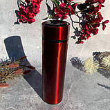 Термос UNIQUE UN-1006 500мл із датчиком температури, Термос із дисплеєм температури. Колір: червоний, фото 3