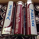 Літієвий акумулятор 18650 X-Balog 8800mAh 4.2V Li-ion літієва акумуляторна батарейка для ліхтариків, фото 4