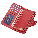 Клатч портмоне гаманець Baellerry N2341, Жіночий ексклюзивний гаманець, Невеликий гаманець. Колір: червоний, фото 6