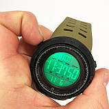 Годинник наручний чоловічий SKMEI 2070AGWT ARMY GREEN, армійський годинник протиударний. Колір: зелений, фото 2