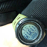 Годинник наручний чоловічий SKMEI 2070AGWT ARMY GREEN, армійський годинник протиударний. Колір: зелений, фото 4
