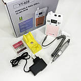 Портативний фрезер для нігтів Nail Drill YT-928 акумуляторний з індикатором заряду на 35 000 оборотів. Колір:, фото 6